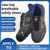 Scarpe da Lavoro Resistenti all'Usura, Traspiranti, Antiurto, Antiperforazione, Leggere e Comode, Scarpe di Sicurezza Protettive all'Ingrosso