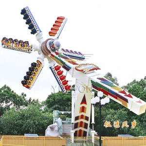 Funfair Lunapark Thrill Trsnami Swing Parque de Atracciones feria Speedy Windmill Top Scan Extreme Rides Alemania Walking In para la venta - Product Image 2