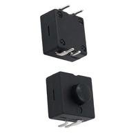 Interrupteur à bouton-poussoir pour lampe torche 12*12mm, 4 broches, vertical, DIP, traversant, à verrouillage, tactile