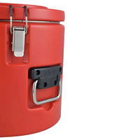 Termo Comercial de Acero Inoxidable de 10L/18.7L/50L, Barril Térmico de Triple Pared, Calentador de Alimentos, Contenedor para Almacenamiento de Alimentos