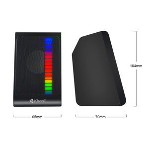 ลำโพง Kisonli X13 ลำโพงขนาดเล็กแบบพกพา เชื่อมต่อผ่าน USB สำหรับแท็บเล็ตและพีซี - Product Image 2