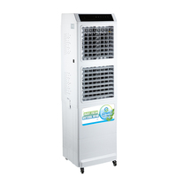Vente directe d'usine, climatiseur évaporatif portable en plastique durable, purificateur d'air, télécommande, réservoir d'eau de 45 L pour garage, hôtels