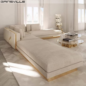 Juego de Sofás Seccionales de Lujo de Alta Calidad, Estilo Italiano, Muebles para Sala de Estar - Product Image 4