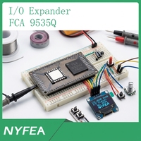 Paquete de Expansión de E/S FCA9535Q para Gabinete de Comunicación, 24 Circuitos, Corriente de Alimentación de 50mA, Servidores, Interfaz I2C/SMBus