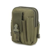 AJOTEQPY offre spéciale pour les sports de plein air sac de taille tactique en polyester portable 6 pouces téléphone et porte-monnaie