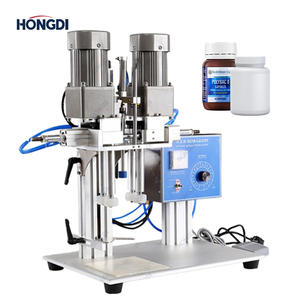 Machine de capsulage automatique électrique à grande vitesse pour bouteilles, bouchonneuse à vis pour bidons en plastique, bouteilles, industries alimentaires et chimiques - Product Image 1