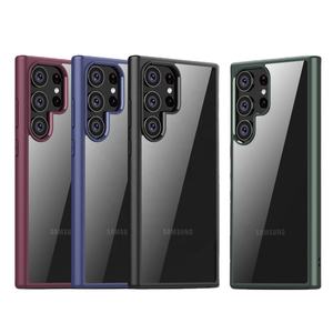 Colore TPU paraurti <span class=keywords><strong>trasparente</strong></span> Hard PC per Samsung Galaxy S25 S24 S23 S22 <span class=keywords><strong>S21</strong></span> S20 S10 custodia per telefono <span class=keywords><strong>trasparente</strong></span> rigida <span class=keywords><strong>Cover</strong></span> del telefono - Product Image 4