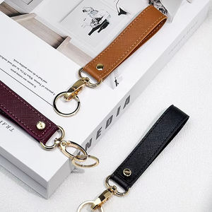 Bracelet en cuir PU personnalisé porte-clés clip sérigraphie porte-clés logo créatif étiquette <span class=keywords><strong>voiture</strong></span> <span class=keywords><strong>valise</strong></span> sac à dos porte-clés accessoires - Product Image 2