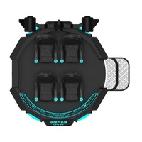 2023 nouvelle technologie 4 chaises ufo réalité virtuelle vr/simulateur 9d vr théâtre réalité virtuelle 9d vue à 360 degrés vr tapis roulant