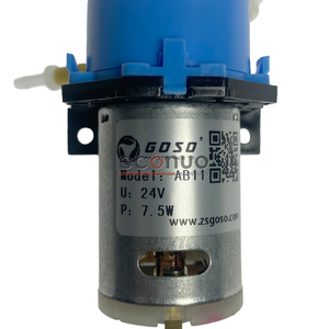 Pompe à liquide péristaltique <span class=keywords><strong>GOSO</strong></span> AB11 à régulation de vitesse 24V 7.5W DC pompe à encre pour imprimante humaine Xuli DTF/UV pompe d'aspiration à encre blanche - Product Image 4