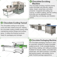 Machine manuelle de production de biscuits et de mini-beignets pour le glaçage et le recouvrement de chocolat, à vendre