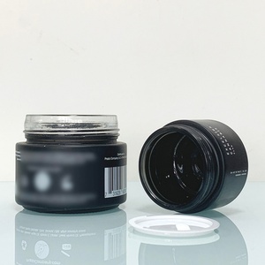 Frascos de Vidrio de Color Negro Mate de 5 ml, 10 ml, 20 ml, 30 ml, 50 ml, 60 ml, 100 ml, 2 oz, 60 g, Frascos Cosméticos con Tapa Negra - Product Image 3