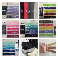 Bandes de Résistance Ajustables Professionnelles en TPE avec Logo Personnalisé, Ensemble de 5 Pièces, Accessoire de Pilates, Ancre de Porte pour Entraînement, Hommes et Femmes