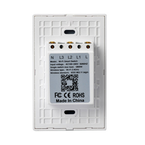 Với Alexa Google Tường Không Thấm Nước WIFI Đèn Dimmable Cảm Ứng Dimmer Chuyển Kính Thông Minh Wifi App Kiểm Soát Tempered Glass Bảng Điều Chỉnh 240V - Product Image 6