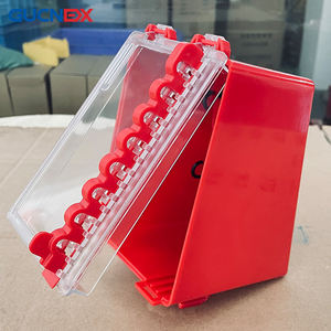 Petite boîte à clés murale avec couvercle transparent visible, stockage de clés pour verrouillage simultané de plusieurs personnes - Product Image 3