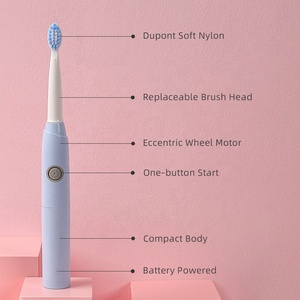 <span class=keywords><strong>Brosse</strong></span> à dents électrique <span class=keywords><strong>sonique</strong></span> vibrante portable automatique OEM couleur personnalisée IPX7 2026 pour adultes - Product Image 2