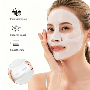 Nhãn hiệu riêng Bio-Collagen sâu Hydrogel Collagen qua đêm Mặt nạ dưỡng ẩm lỗ chân lông giảm thiểu độ đàn hồi cải thiện mặt nạ trên khuôn mặt - Product Image 2