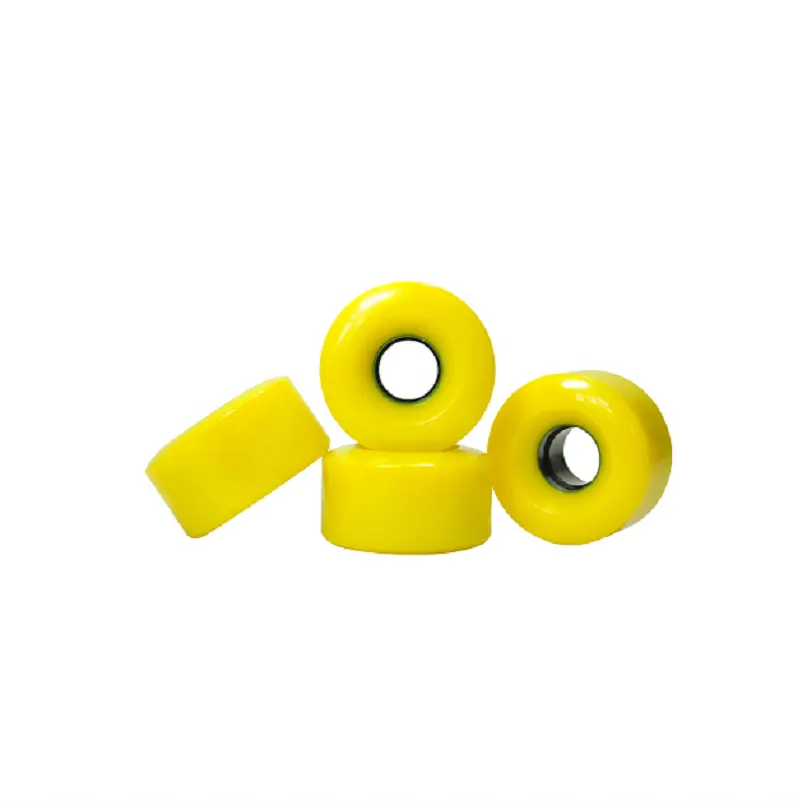 China Manufacturer New Products for Sale Yellow Hub Motor Skateboard Wheels