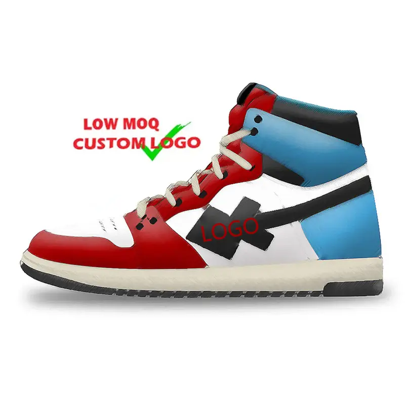OEM Factory Original Brand Custom Logo Genuine Leather Retaro OG High Top Sport Sneakers Men's Basketball Casual Shoes