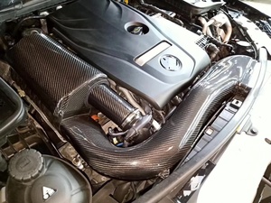 El sistema de motor de coche es adecuado para Mercedes Benz Glc200/260/300 M274 2,0 T Kit de sistema de admisión de frío de fibra de carbono seco - Product Image 2