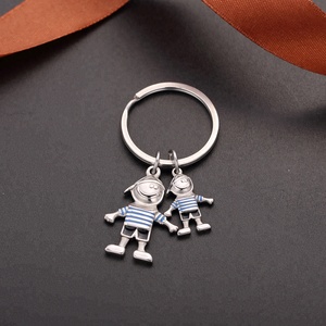 Loftily DE LA VIDA regalo hijo <span class=keywords><strong>y</strong></span> <span class=keywords><strong>Pap</strong></span>á <span class=keywords><strong>y</strong></span> mamá hija de acero inoxidable colgante llavero - Product Image 5