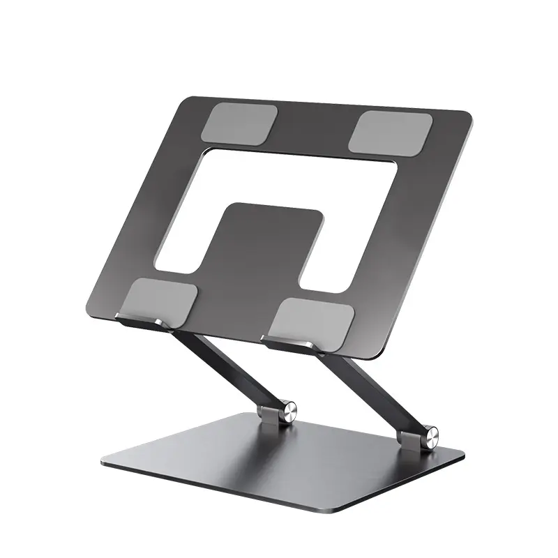 Hoge Kwaliteit Opvouwbare Laptop Houder Verticale Houder Verstelbare Hoogte Aluminium Laptop Standaard Desktop