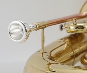 <span class=keywords><strong>Euphonium</strong></span> Bb plat en laiton laqué or, <span class=keywords><strong>prix</strong></span> d'usine professionnel - Product Image 2