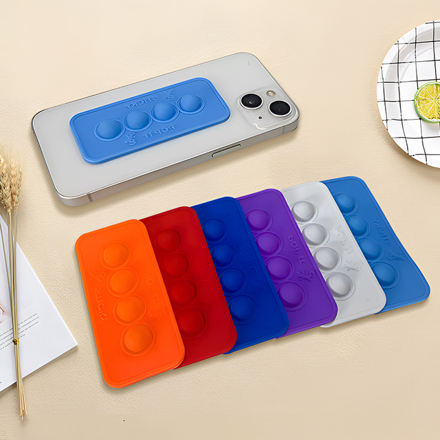 Educational Silicone Mobile Phone Holder 6pcs Mini Suction Cup Anti-slip Single-Sided 24 Suckers Unisex for All Ages