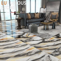 Carrelage Céramique Luxe Effet Pierre Brillant Motif Zèbre Fluide Sur Mesure 600x1200mm Poli Antidérapant Résistant à l'Usure pour Entrepôt et Hall