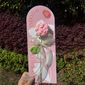 <span class=keywords><strong>Ramo</strong></span> de Flores Tejido a Crochet para el Día de la Madre, Hecho a Mano, con <span class=keywords><strong>Claveles</strong></span>, Rosas y Girasoles, Producto Terminado, Regalo para Mamá o Mejor Amiga - Product Image 2