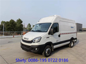 Camión frigorífico de 2 toneladas personalizado de fábrica, nuevo transporte Manual de alimentos congelados diésel para exportación, estándar de emisión Euro 6 - Product Image 5