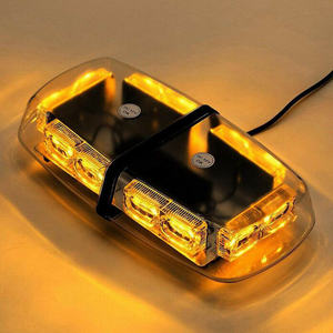 12V luce del tetto auto impermeabile luce stroboscopica 24LED doppio interruttore e accendisigari cavo, luci lampeggianti a LED - Product Image 3