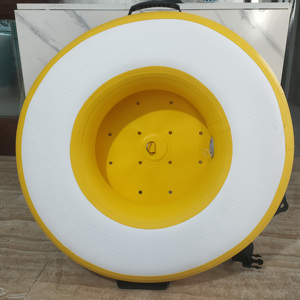 Plateforme de Plongée Gonflable pour Entraînement de Plongée Libre en Eau Libre, en PVC Double Paroi avec Technologie Dropstitch, Forme Facile à Transporter - Product Image 3