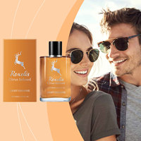 Eau de Cologne légère pour homme 50 ml, parfum d'orange frais longue durée, flacon en verre transparent, parfum masculin, expédition depuis l'entrepôt étranger