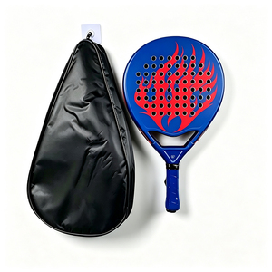 <span class=keywords><strong>Raquette</strong></span> de <span class=keywords><strong>padel</strong></span> légère 360g avec logo couleur personnalisé OEM ODM en mousse EVA, <span class=keywords><strong>forme</strong></span> <span class=keywords><strong>goutte</strong></span> <span class=keywords><strong>d</strong></span>'<span class=keywords><strong>eau</strong></span>, pour femme, avec sangle de poignet, confort doux - Product Image 4