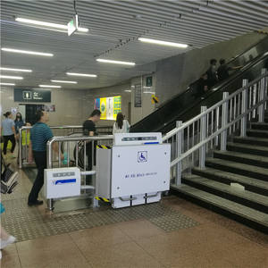 Eğimli tekerlekli sandalye ağırlık kaldırma ekipmanları merdiven kaldırma tezgahları - Product Image 2