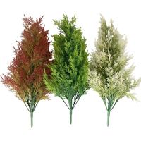 Dekorasi Tanaman Hijau Buatan untuk Tanam di Tanah, Pohon Natal dalam Pot, Daun Pinus dan Cemara, Bonsai, Bunga Buatan