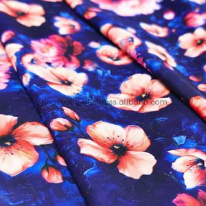 ผ้าไหมผ้าซาตินพิมพ์ลายตามสั่งผ้า OEM/ODM สำหรับแบรนด์แฟชั่น - Product Image 1