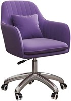 Chaise de salle à manger de cuisine moderne de refroidissement ergonomique 360 roues antidérapantes rotatives fauteuil de détente rembourré en velours pour salle d'étude
