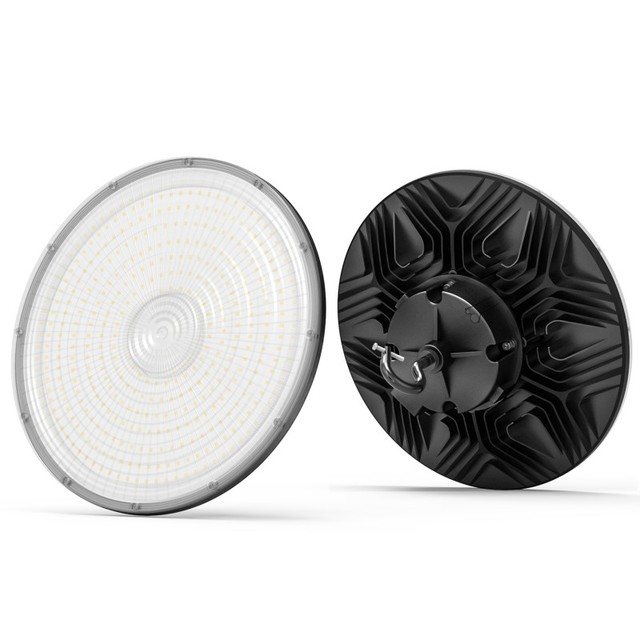 LED UFO HIGH BAY PRO 300W/240W/200W 5000K 277-480VAC Factory Workshop Industrial Supermarket Aluminum Ceiling Indoor Bay Light