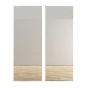 High Quality Sliding Wardrobe With Mirror Custom Closet Doors Mirrored