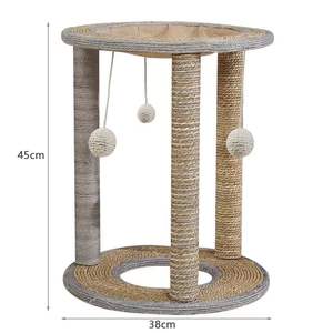 Cadre d'escalade pour chat, lit pour chat, cadre d'escalade pour chat, planche à gratter pour chat, colonne de griffe d'affûtage pour chat, jouet pour chat, plate-forme de saut pour chat - Product Image 4