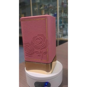 Caja de regalo para perfumes al por mayor, color rosa, revestimiento de cuero, EVA, forma cuadrada, personalizable según la demanda - Product Image 6