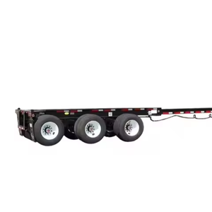 ZHONGSHENGTIANQI ZS Nuevo remolque de camión esqueleto de acero de 40 pies Semirremolque de tres ejes con 2 ejes 70kg Carga útil Shandong Origin - Product Image 1