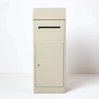 Boîte à colis sécurisée anti-vol pour livraison extérieure avec fente pour lettres, autoportante en métal WELDON (16L)