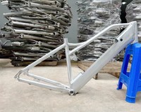 Rangka Sepeda Jalan Raya Custom Dengan Paduan Aluminium 26 27.5 29 Inci Sepeda Gunung Rem Cakram Rangka Sepeda Balap Serat Karbon