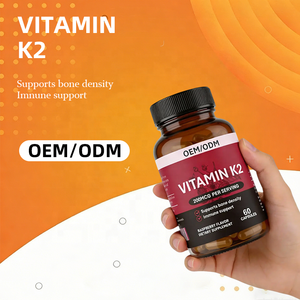 كبسولات فيتامين K2 بتركيز 200 ميكروغرام (بنكهة التوت) - 60 كبسولة لدعم كثافة العظام والمناعة، تصنيع حسب الطلب وعلامة تجارية خاصة - Product Image 3