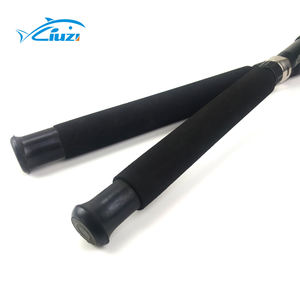 Canne à pêche en fibre de verre solide à 2 sections, canne à pêche de surf, canne à pêche en fibre de verre - Product Image 6