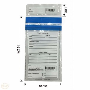 Sac <span class=keywords><strong>de</strong></span> preuve inviolable en PE avec impression en héliogravure, formulaires <span class=keywords><strong>de</strong></span> chaîne <span class=keywords><strong>de</strong></span> garde pour la sécurité forense et les soins personnels, personnalisable - Product Image 5