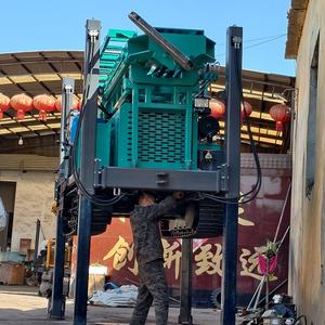 Diepwaterboorinstallatie volautomatisch DTH-boormachine diesel aangedreven pomp 300m rotatieboorinstallatie voor de bouw nieuw - Product Image 4